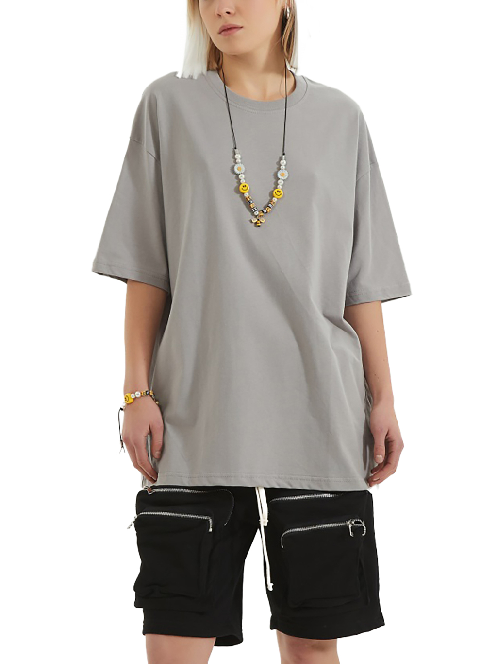 Streetwear Unisex 100% Cotton Basic Tee - Print On Demand | HugePOD-14